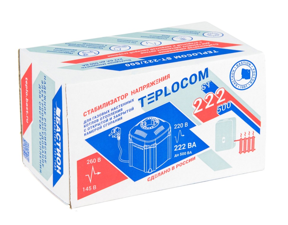 Стабилизатор напряжения для котла TEPLOCOM ST-222/500