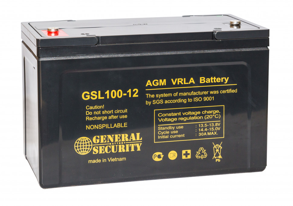 Аккумулятор для ИБП - General Security GSL 100-12