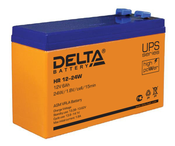 Аккумулятор DELTA HR 12-24 W