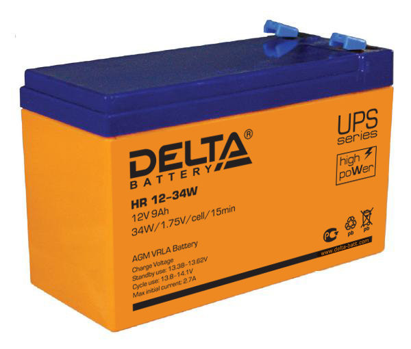 Аккумулятор DELTA HR 12-34 W