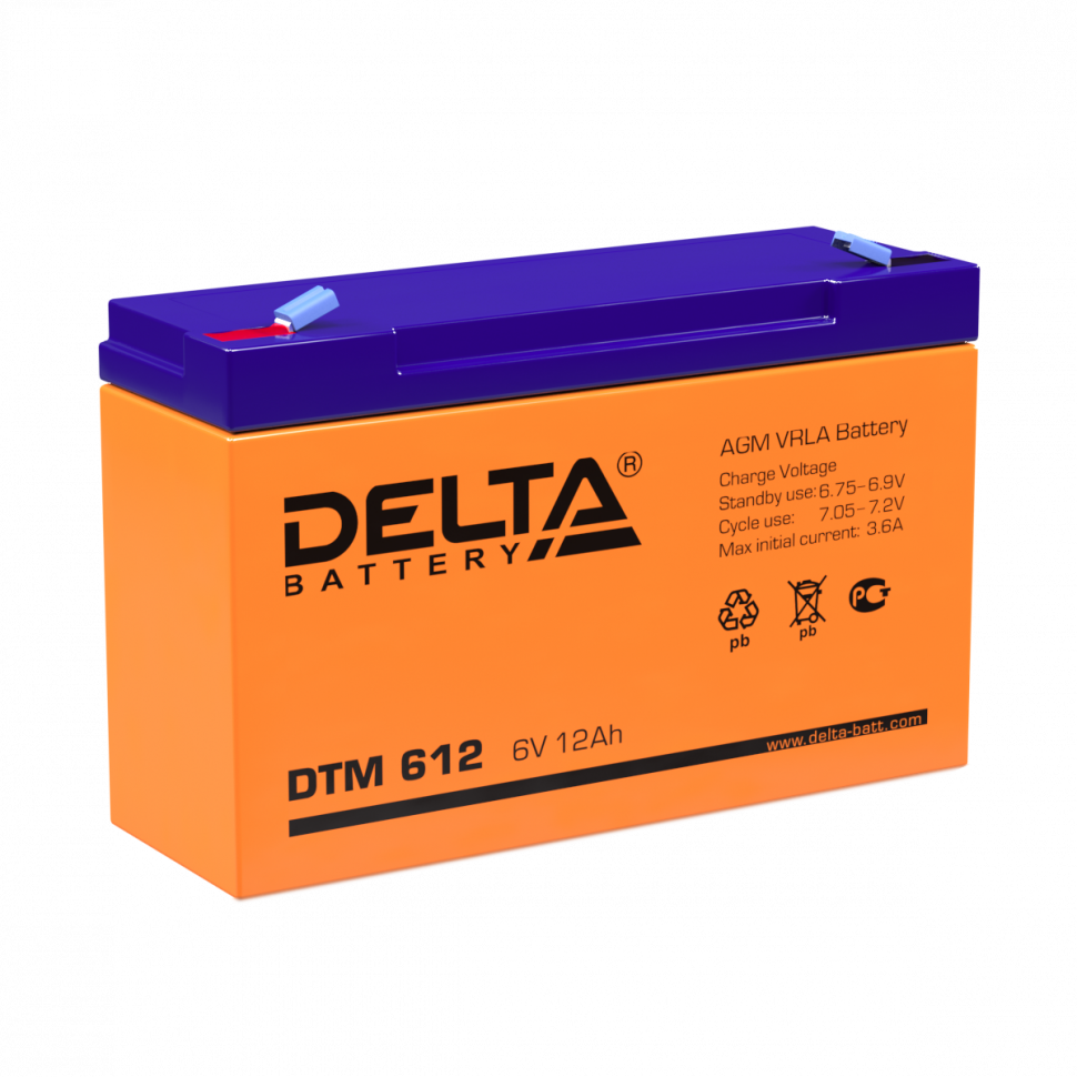 Аккумулятор DELTA DTM 612