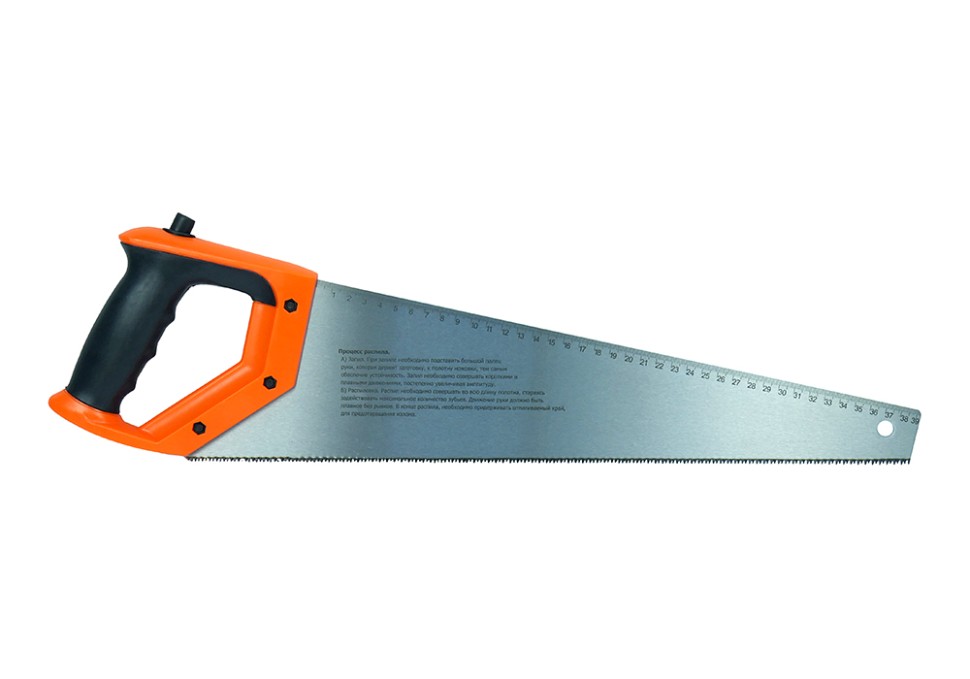 Ножовка по дереву, с карандашом, 450мм, 11-12TPI, 3D, серия Кулибин, Sturm!