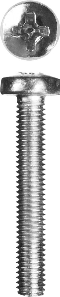 ЗУБР DIN 7985, кл. пр. 4.8, M4 х 20 мм, цинк, 14 шт, винт с полусферической головкой (303156-04-020)