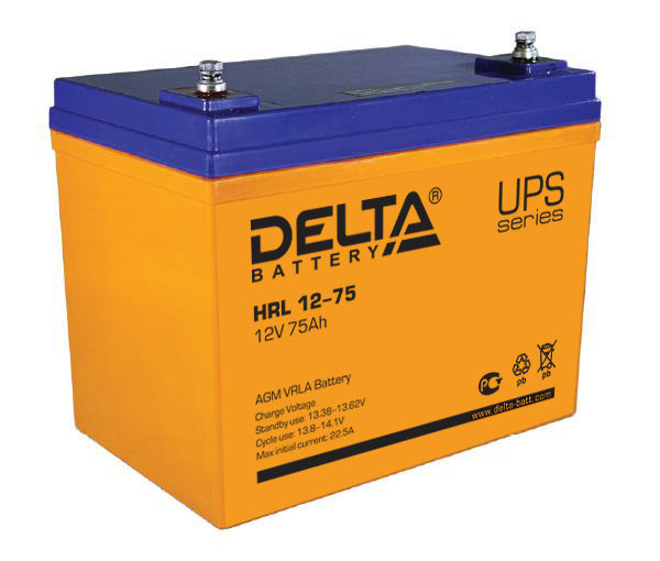 Аккумулятор DELTA HRL 12-75