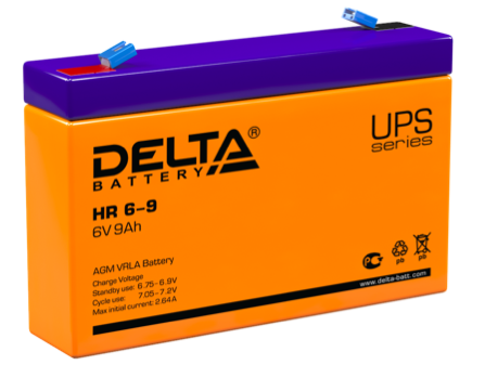 Аккумулятор DELTA HR 6-9 (3-fm-7)