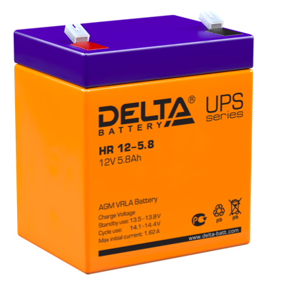 Аккумулятор DELTA HR 12-5.8