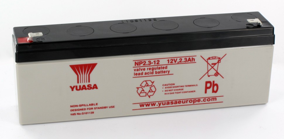 Аккумулятор YUASA NP 2,3-12