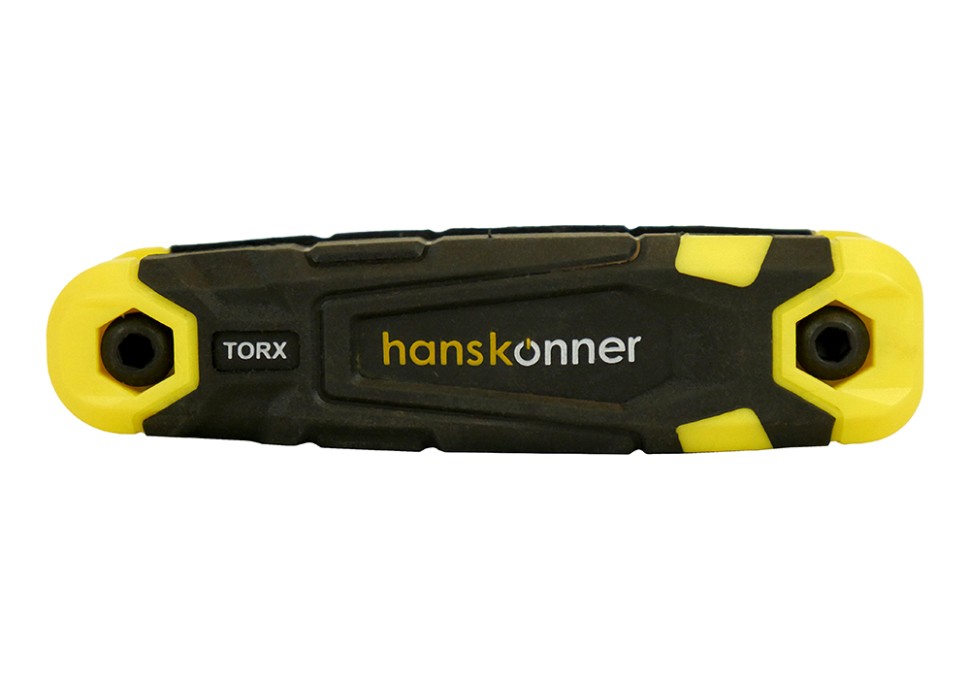 Набор ключей TORX, 8шт, T9-T40, S2, Hanskonner