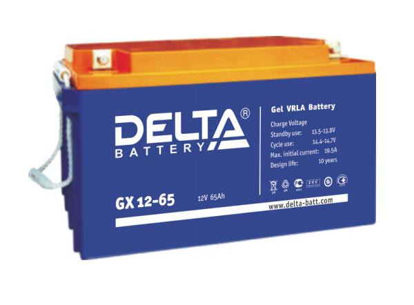 Аккумулятор гелевый Delta GX 12-65