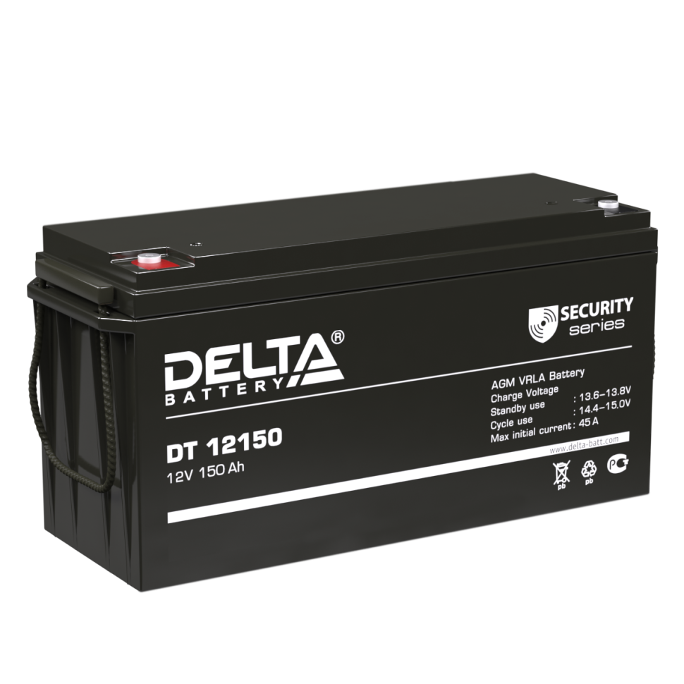 Аккумулятор для ибп 12 вольт 150 ампер - DELTA DT 12150