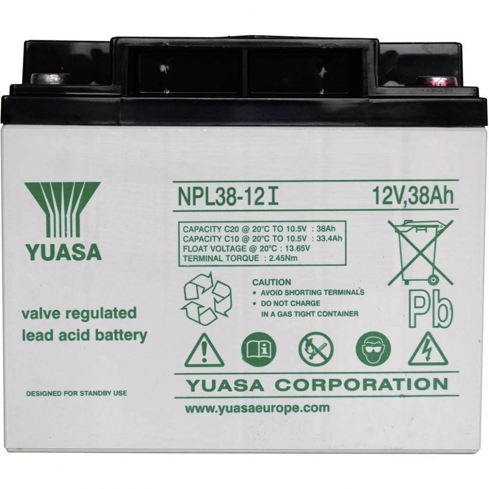 Аккумулятор YUASA NPL 38-12I