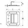 ЗУБР Кляймер-У 8 мм, усиленный крепеж для блок-хауса, цинк, 25 шт (3085-08)