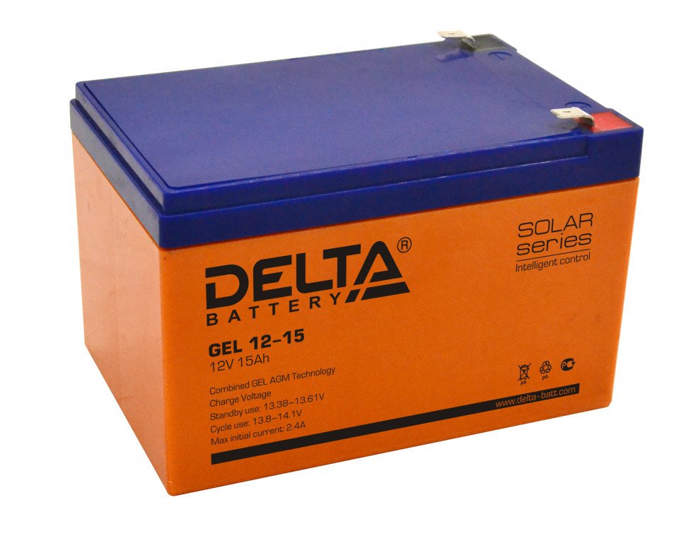 Аккумулятор Delta GEL 12-15 