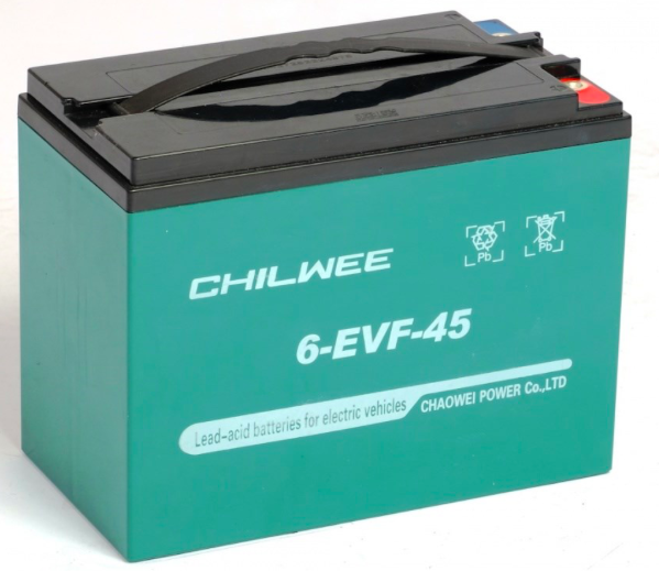 Тяговый гелевый аккумулятор CHILWEE 6-EVF-45