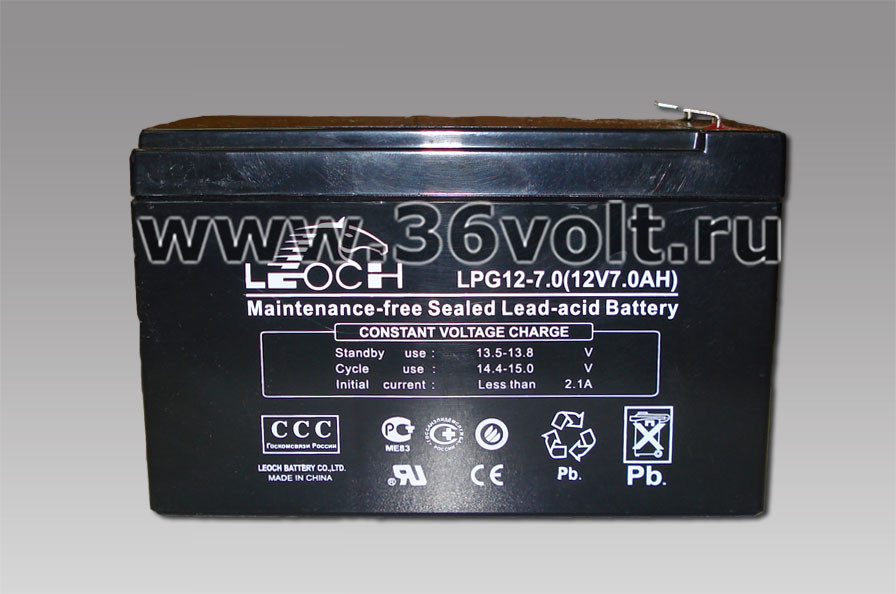 Аккумулятор Leoch LHR 12-7.8