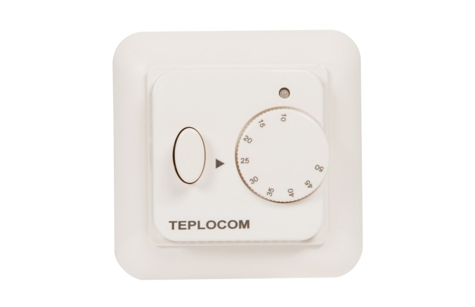 Встраиваемый термостат для электрического тёплого пола TEPLOCOM TSF-220/16A