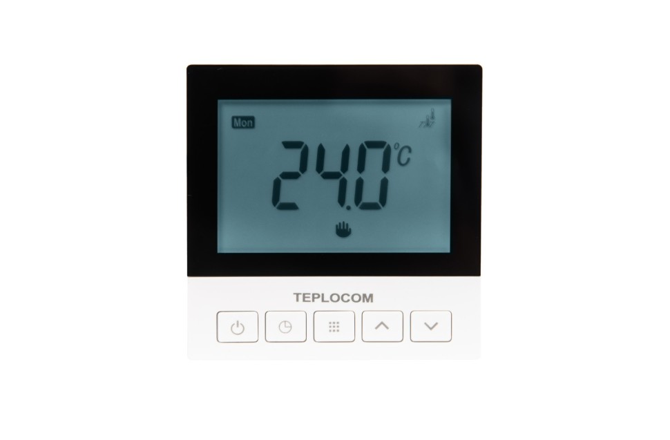Встраиваемый программируемый термостат для электрического тёплого пола TEPLOCOM TSF-Prog-220/16A