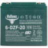 Тяговый гелевый аккумулятор RuTrike 6-DZF-20 