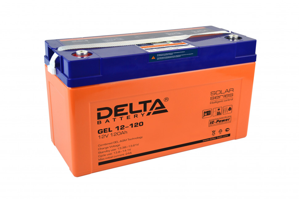 Аккумулятор гелевый Delta GEL 12-120