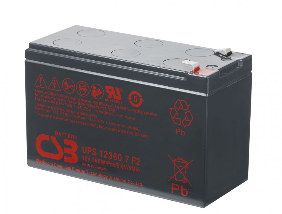 Аккумулятор CSB UPS 123607 F2
