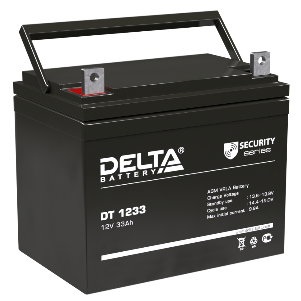 Аккумулятор для ибп 12 вольт 33 ампера - DELTA DT 1233