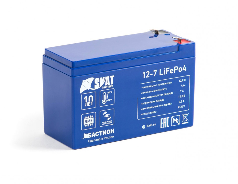 Аккумулятор Skat i-Battery 12-7 LiFePo4