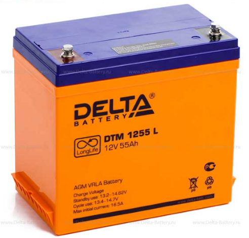 Аккумулятор DELTA DTM 1255 L