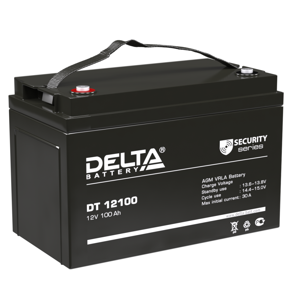 Аккумулятор для ибп 12 вольт 100 ампер - DELTA DT 12100