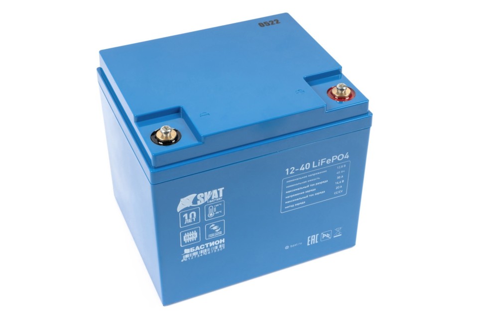Аккумулятор литий-железо-фосфатный герметизированный Skat i-Battery 12-40 LiFePO4